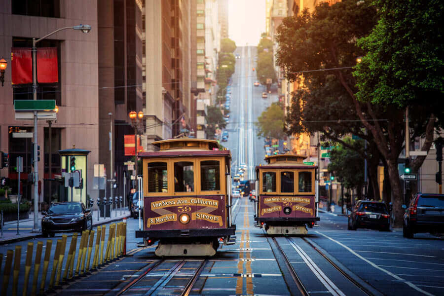 san francisco trolley cars e1646 California Dreamin’? We’ll Help You Choose a City