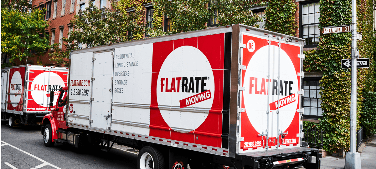 Flatrate truck parked at New York City